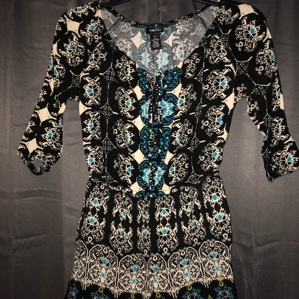 Patterned Romper